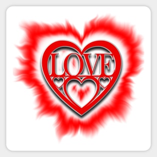 Loving heart Sticker